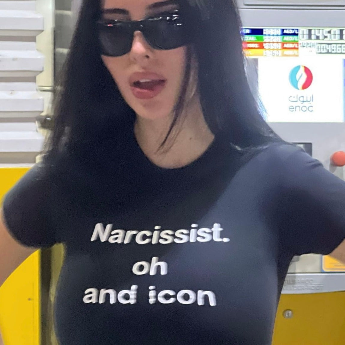 Narcissist Oh And Icon! Baby Tee | Crop Top