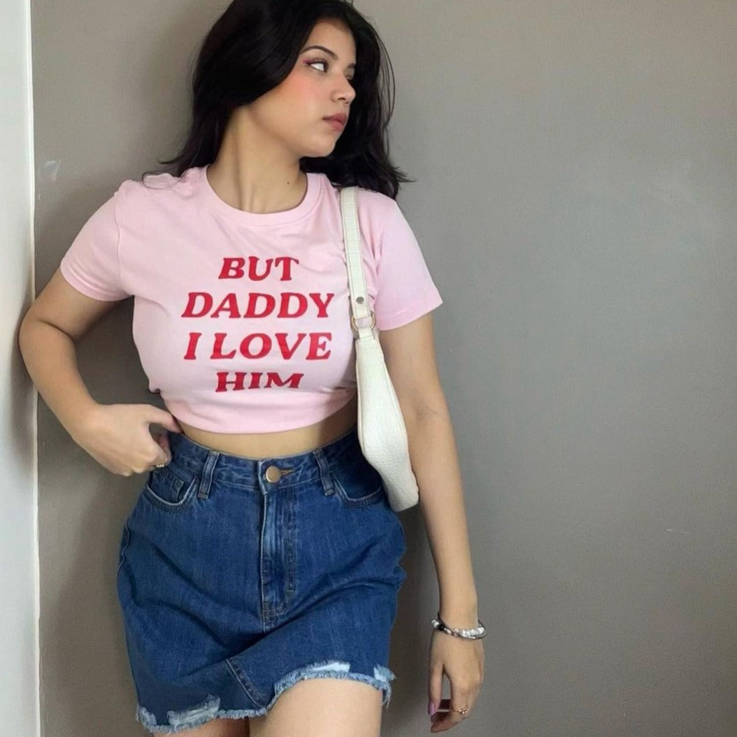 But Daddy I Love Him Harry Styles Inspired! Baby Tee | Crop Top