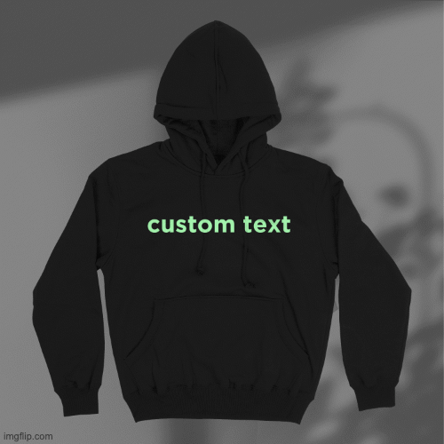Custom glow in the dark hoodies best sale