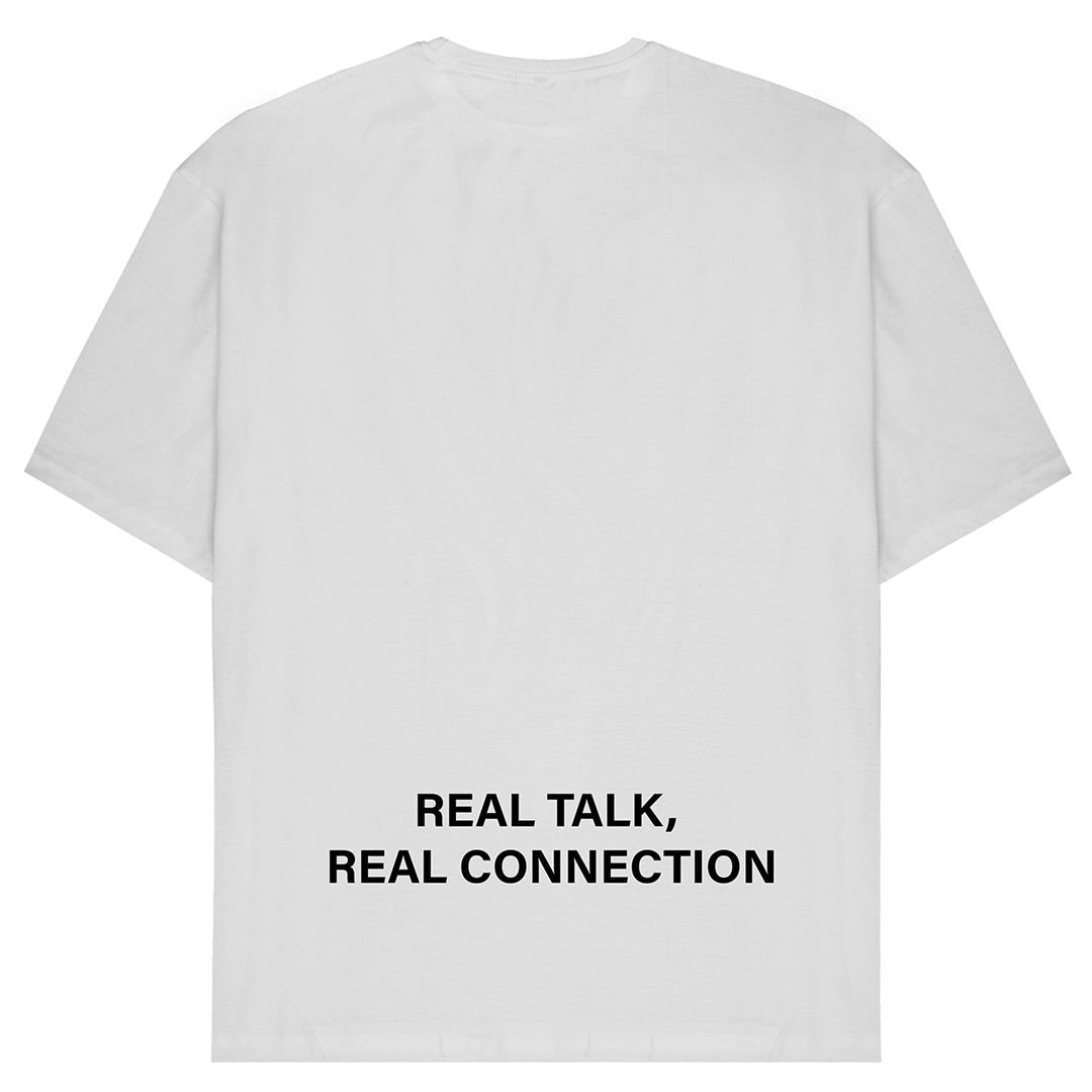 Real Talk, Real Connection Oversized T-Shirt