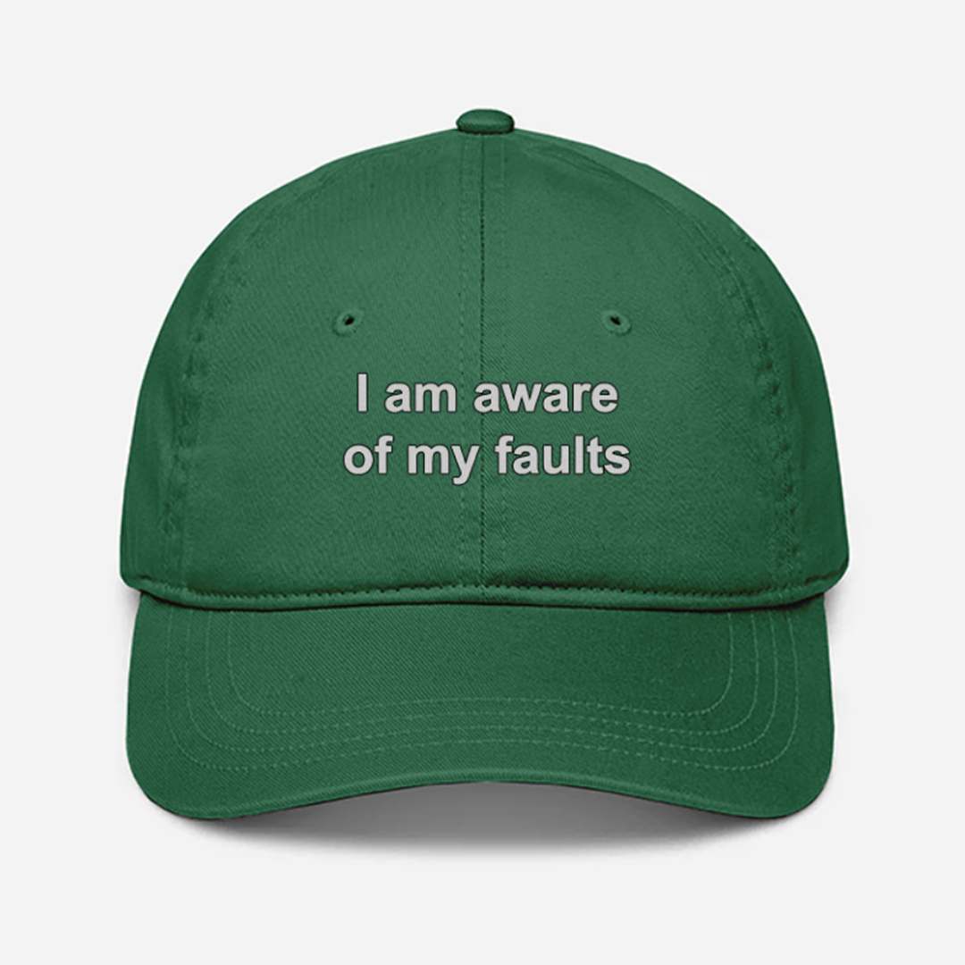 Aware Of My Faults Cap