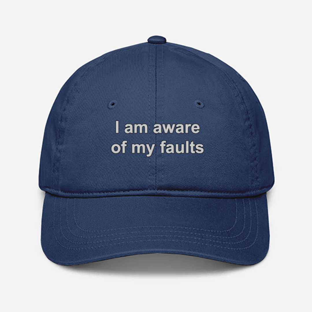 Aware Of My Faults Cap