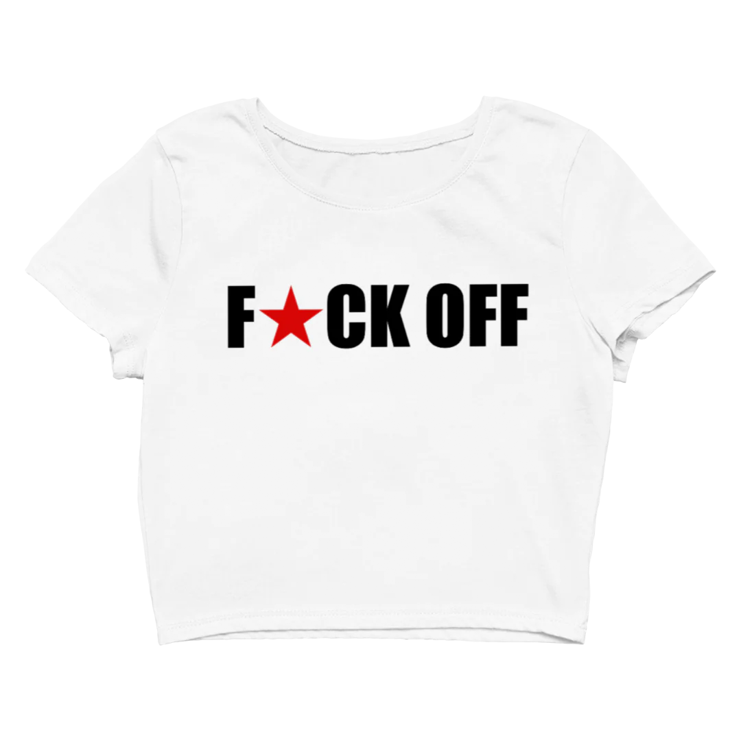 F*ck Off Baby Tee | Crop Top