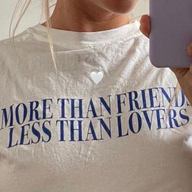 More Than Friends Less Than Lovers Oversized T-Shirt