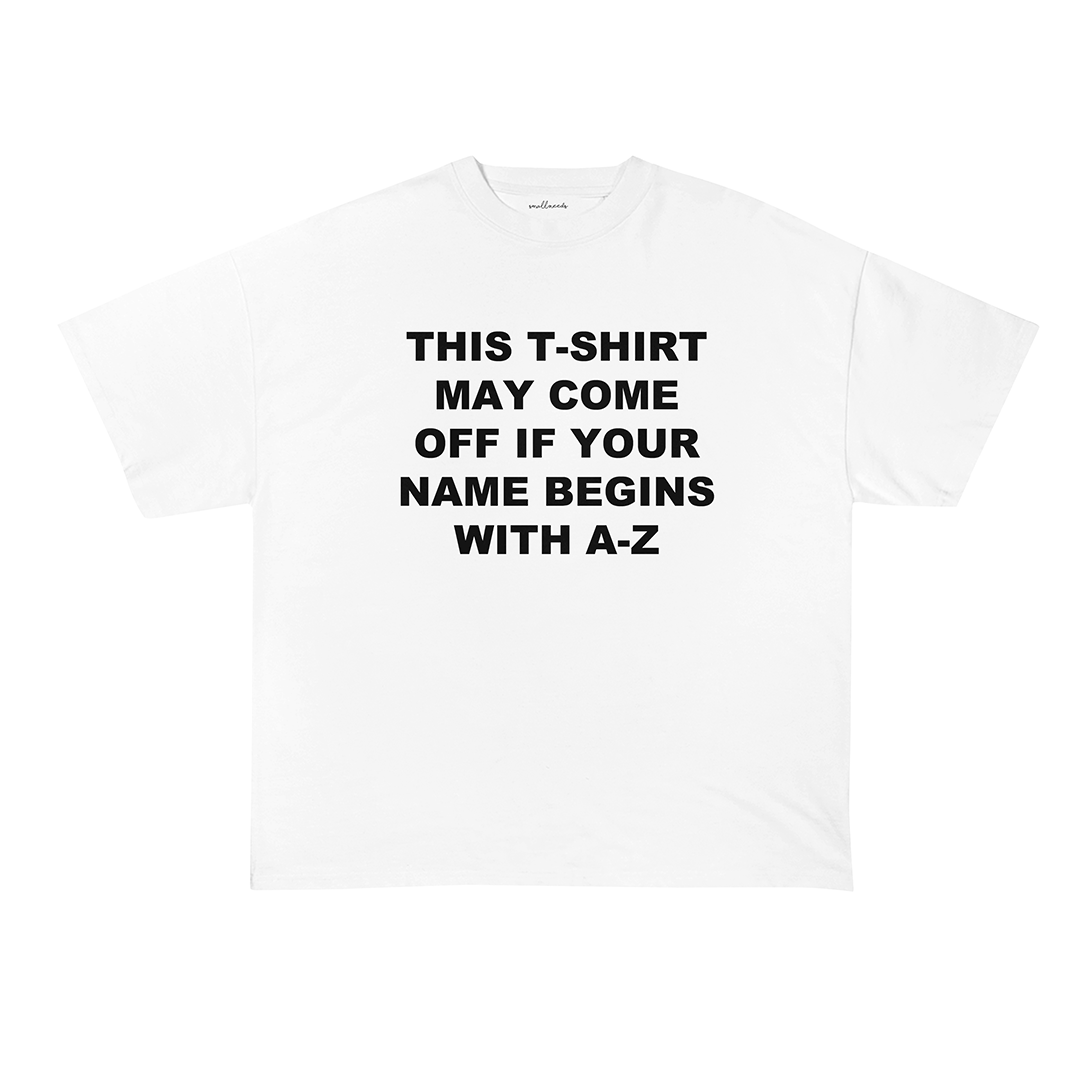 Name Game Oversized T-Shirt