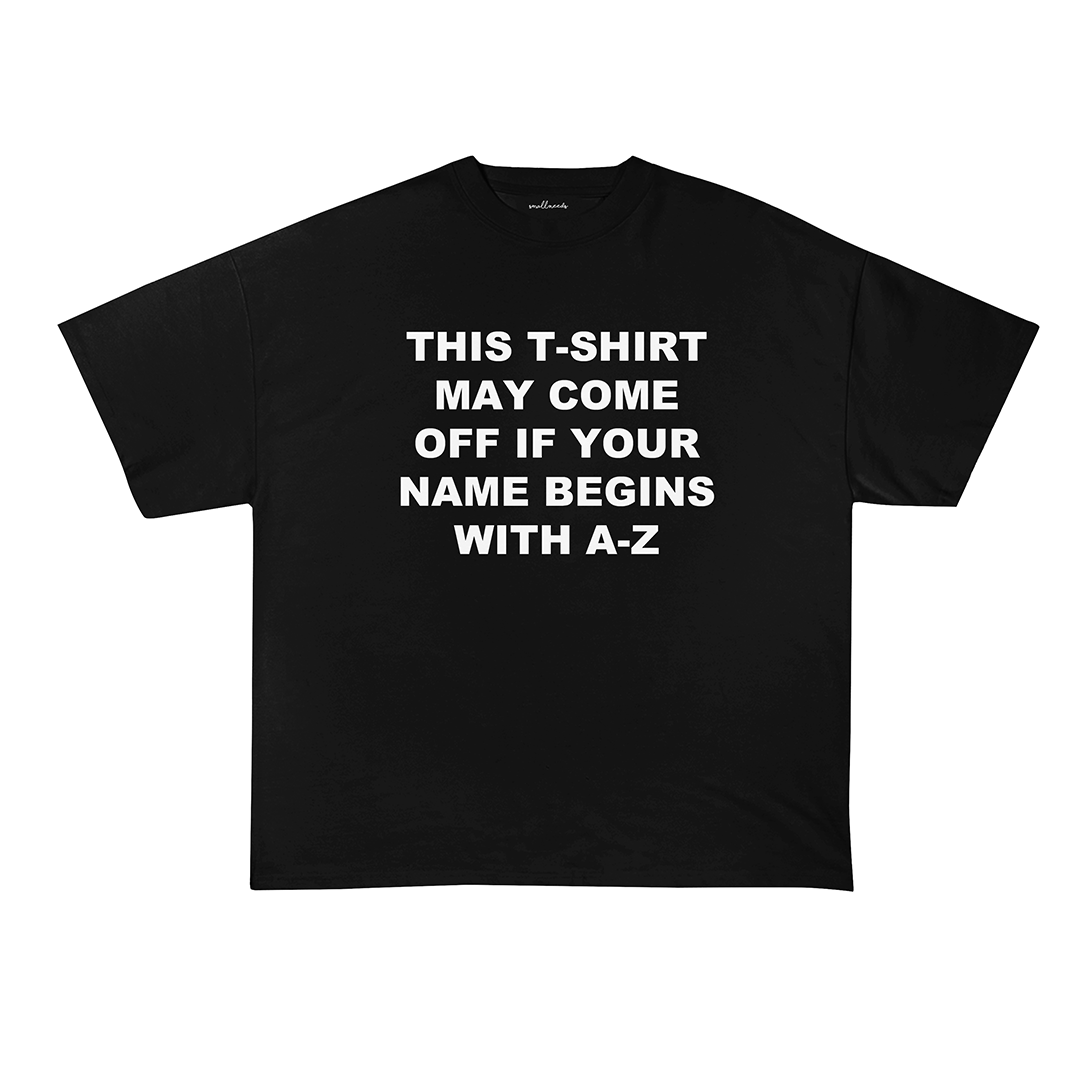 Name Game Oversized T-Shirt