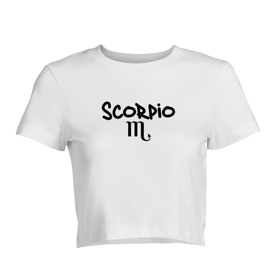 Zodiac Scorpio Baby Tee | Crop Top