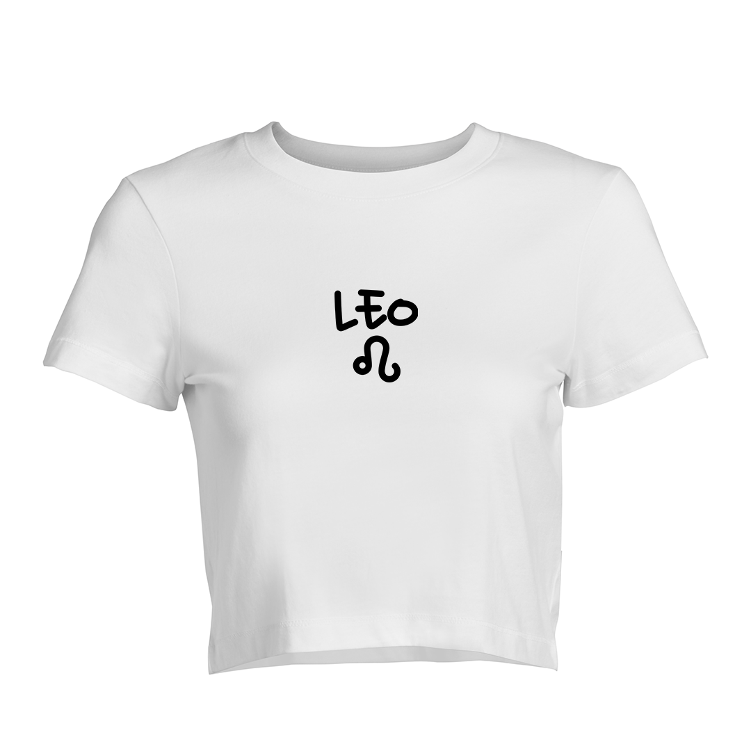 Zodiac Leo Baby Tee | Crop Top