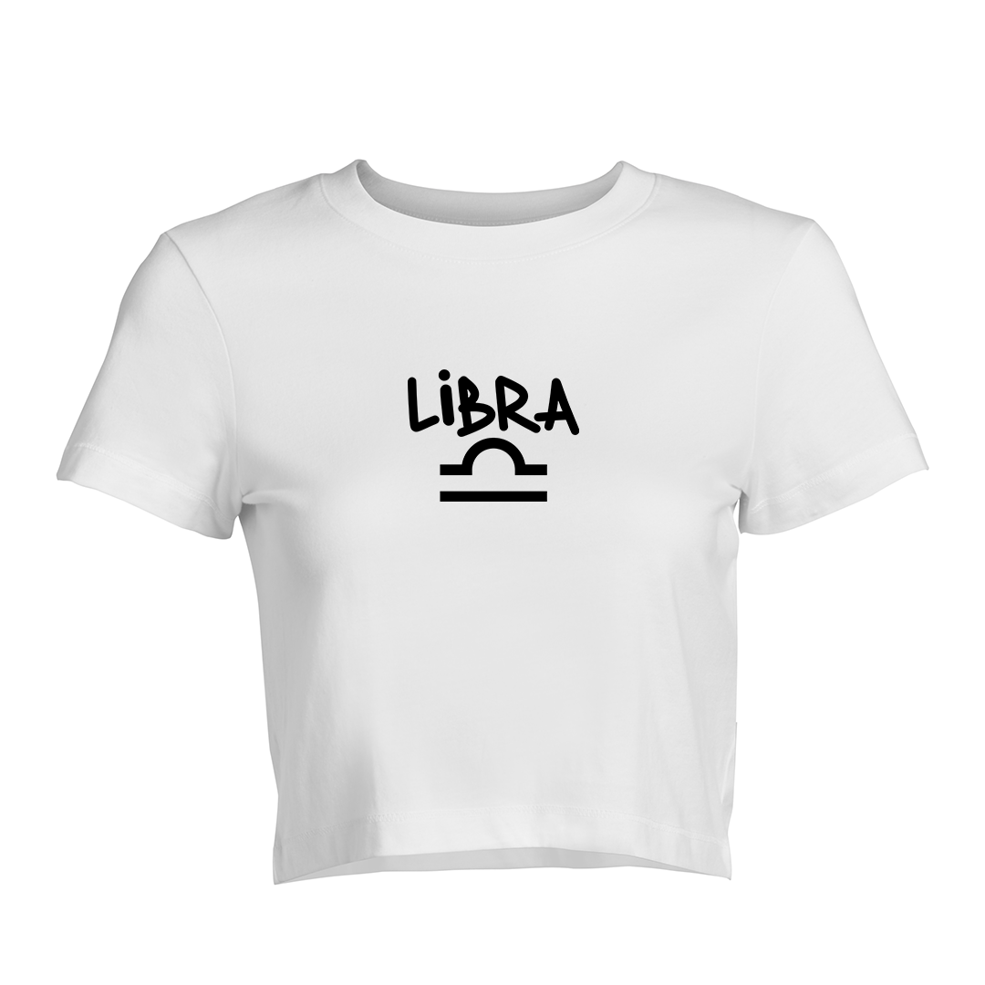 Zodiac Libra Baby Tee | Crop Top