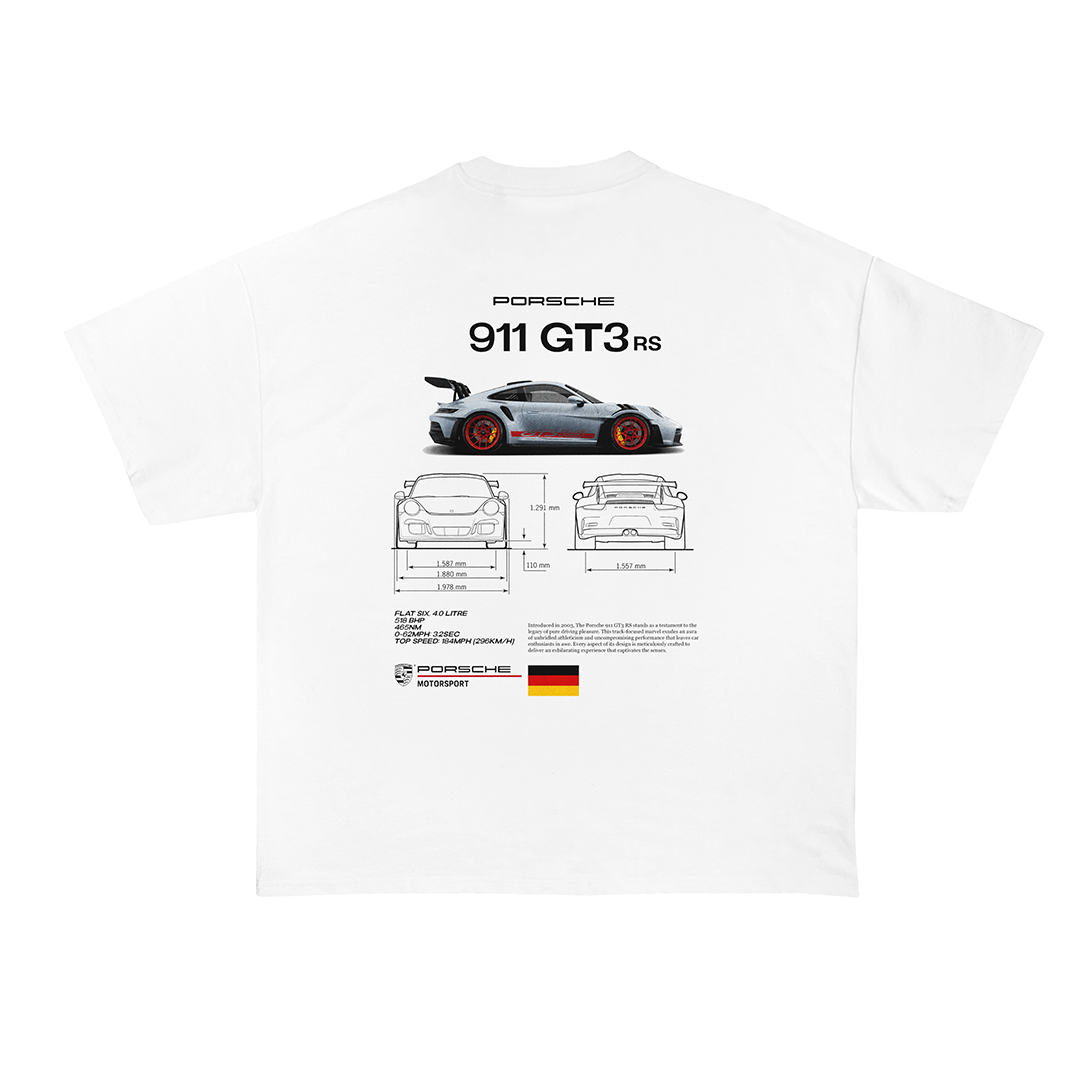 Porsche 911 Gt3 Rs Oversized T Shirt