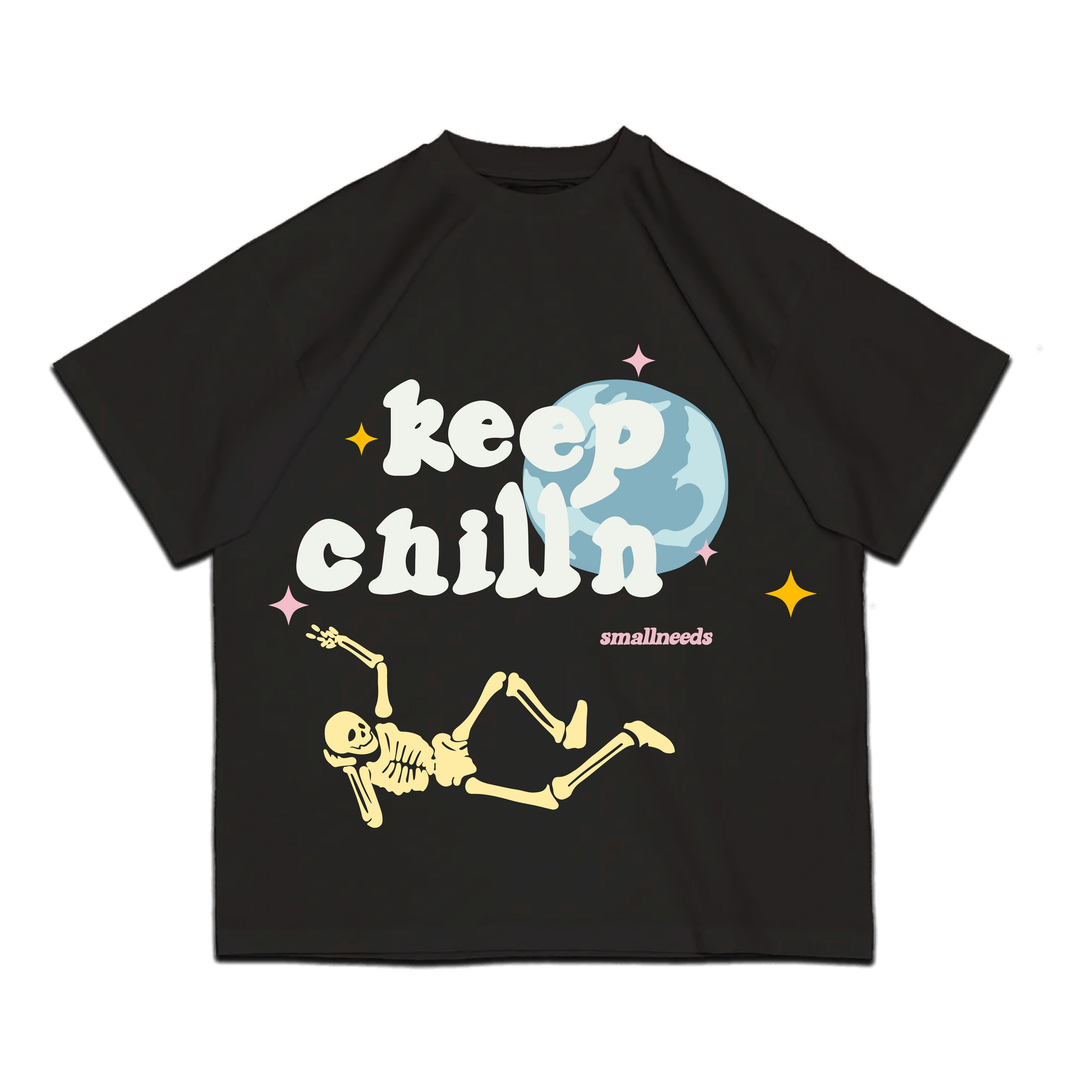 Keep Chilln Lost In Space Oversized T-Shirt