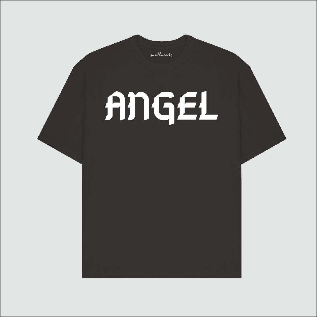 Angel Typo Oversized T-Shirt