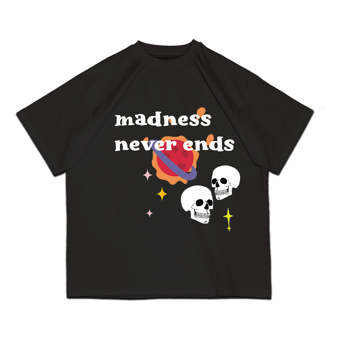 Madness Never Ends Lost In Space Oversized T-Shirt