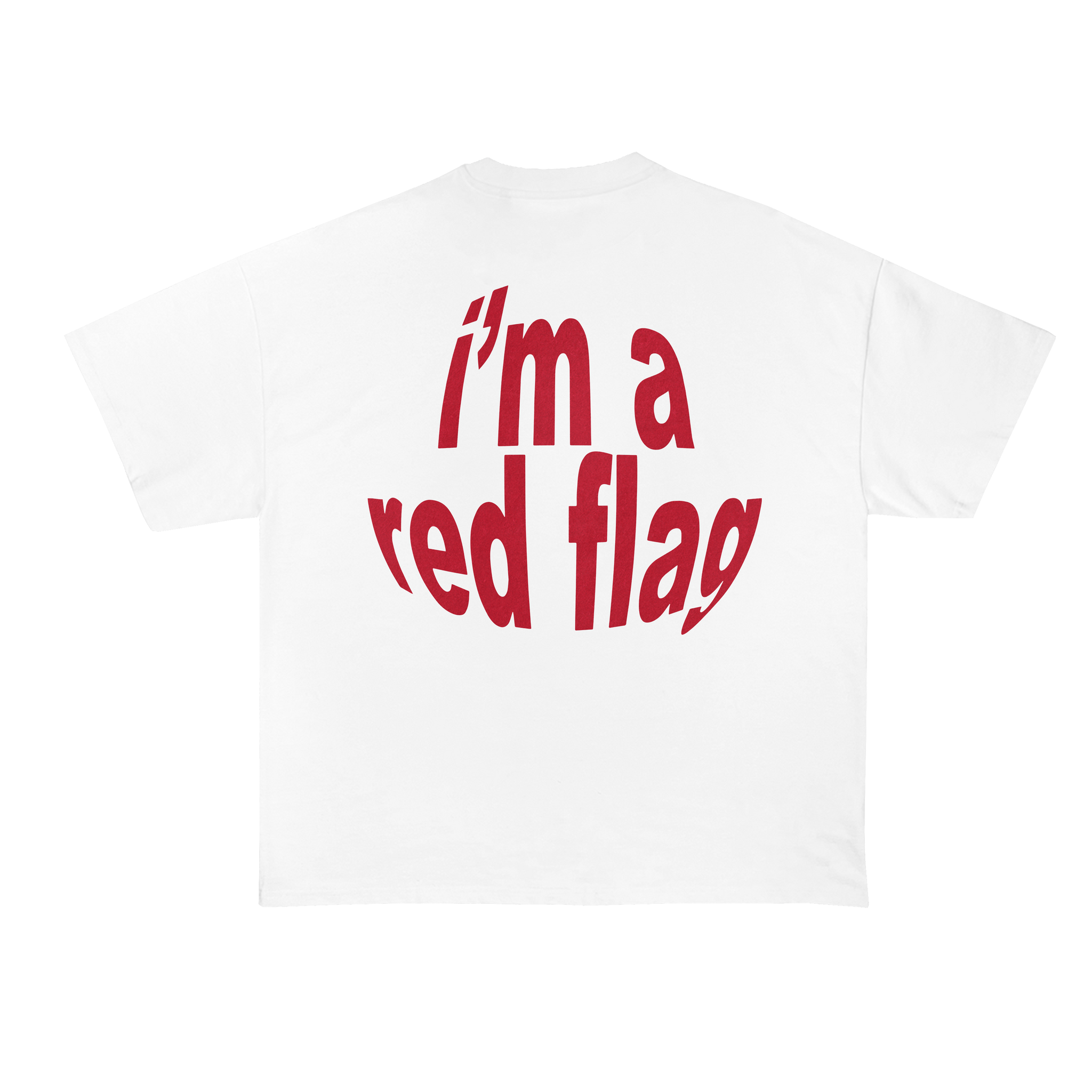 I Am A Red Flag Oversized T-Shirt